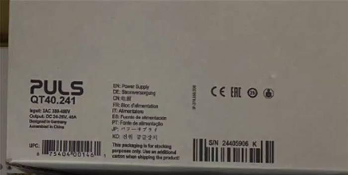 Модуль PULS QT40.241 AC-DC Power Supply - 960W - 24-28VDC - DIN Rail - Input: AC 380...