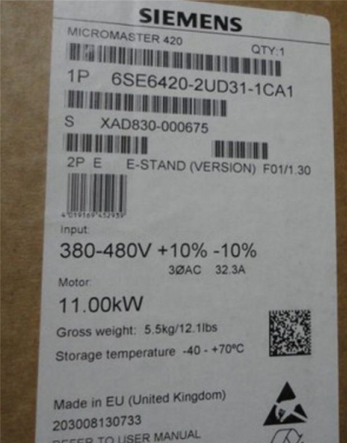 Модуль SIEMENS 6SE6 420-2UD31-1CA1 Inverter Drive
