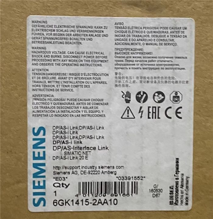 Модуль Siemens 6GK1415-2AA10 6GK1 415-2AA10 SIMATIC NET DP/AS-Interface