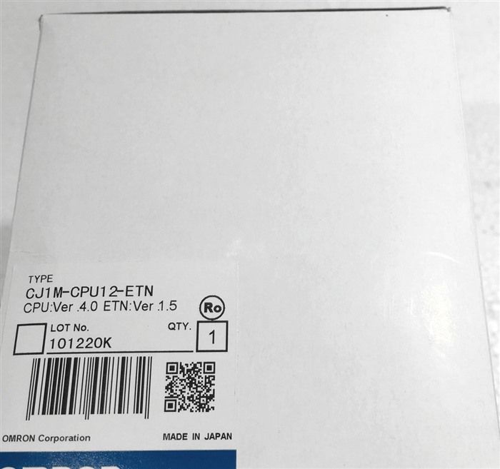 Модуль OMRON CJ1M-CPU12-ETN CJ1MCPU12ETN CPU MODULE PLC Control Logic Built-In Ethernet