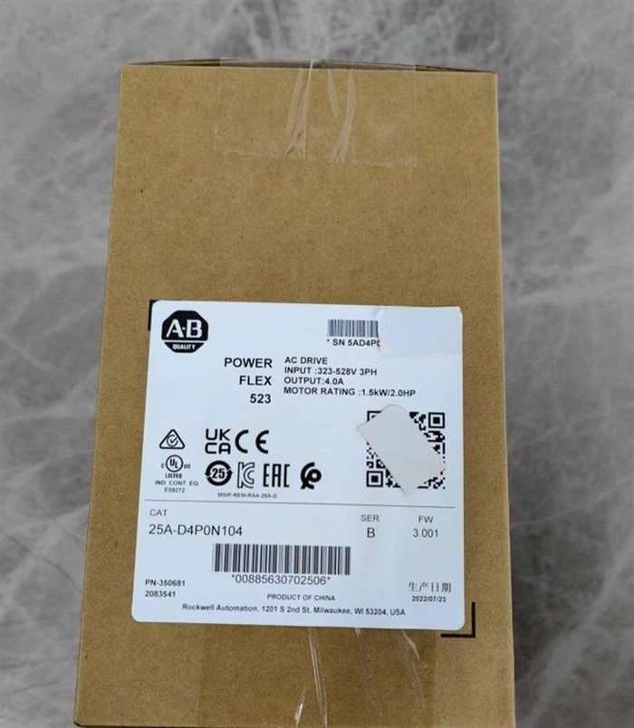 Модуль 25A-D4P0N104 PowerFlex 523 1.5kW 2Hp AC Drive 25AD4P0N104