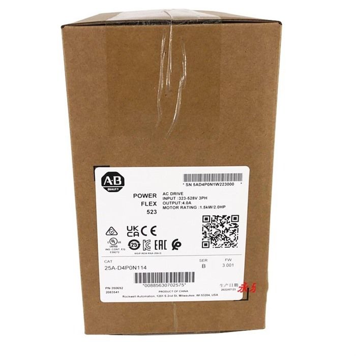 Модуль 25A-D4P0N114 PowerFlex 523 1.5kW 2Hp AC Drive 25AD4P0N114