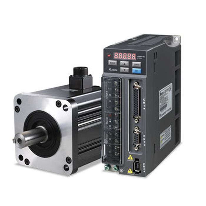 Модуль DELTA ASD-B2-0121-B + ECMA-C20401GS PLC 100W SERVO SYSTEM DRIVE MOTOR
