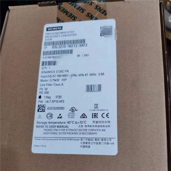 Модуль SIEMENS 6SL3210-1KE12-3AF2 INVERTER 6SL32101KE123AF2