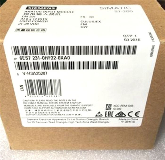Модуль SIEMENS Simatic PLC Expansion Input Module 6ES7 231-0HF22-0XA0
