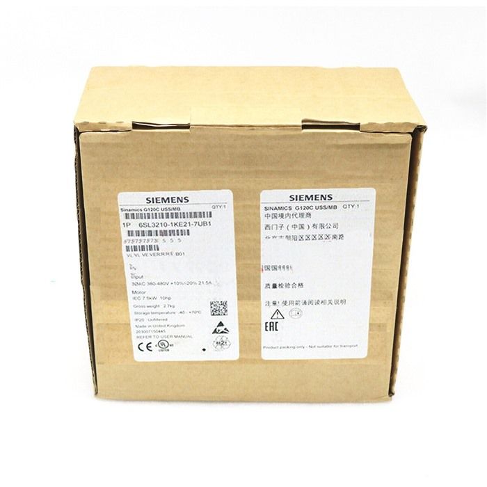 Модуль Brand 1 Pcs Siemens 6SL3210-1KE21-7UB1 6SL3 210-1KE21-7UB1