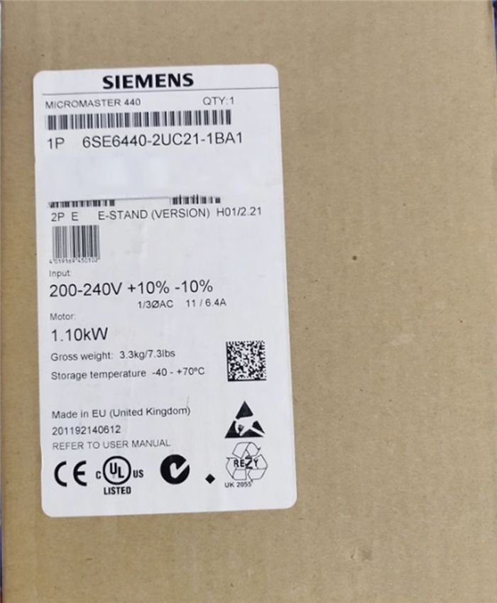 Модуль Siemens 6SE6 440-2UC21-1BA1 6SE6440-2UC21-1BA1