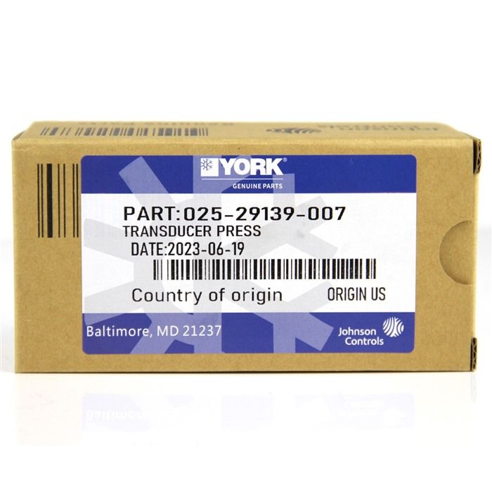Модуль YORK 025-29139-007 02529139007 Pressure Sensor