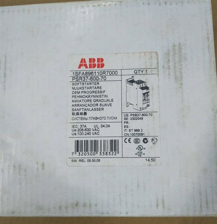 Модуль ABB PSR37-600-70 1SFA896110R7000 Soft Starter 37A 18.5kw