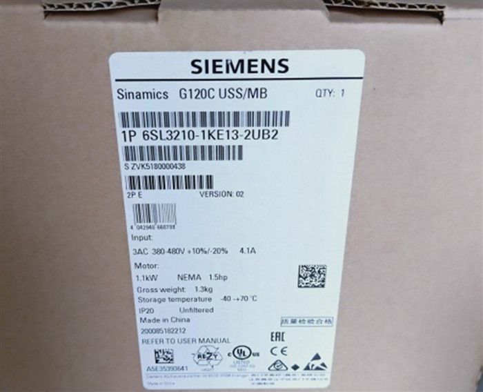 Модуль Siemens 6SL3210-1KE13-2UB2 6SL3 210-1KE13-2UB2