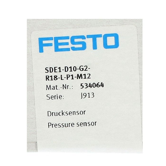 Модуль FESTO 534064 SDE1-D10-G2-R18-L-P1-M12 Solenoid Valve