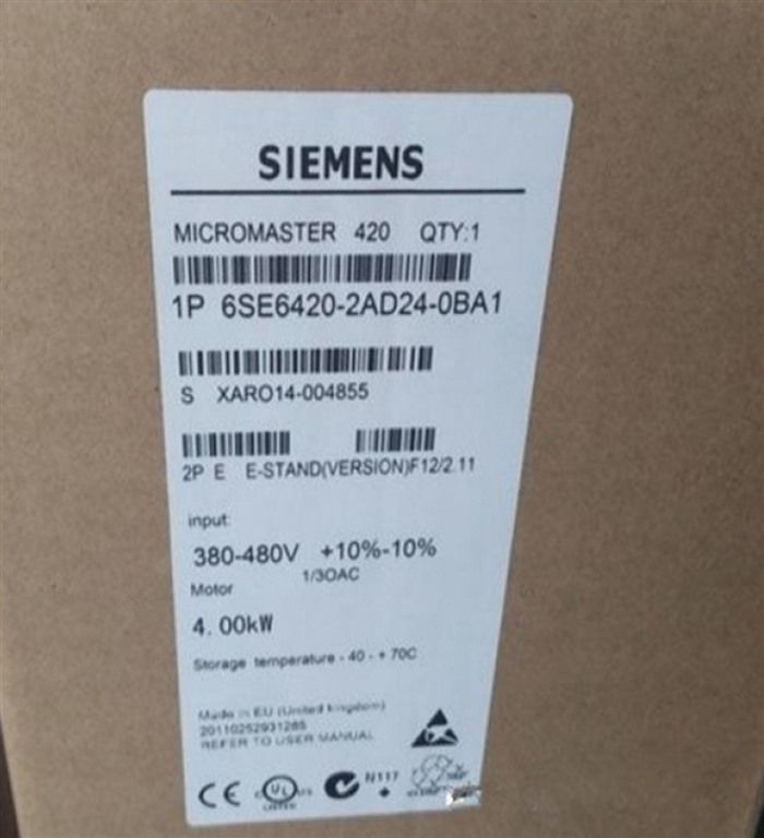Модуль Siemens 6SE6420-2AD24-0BA1 6SE6 4202AD240BA1