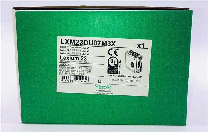 Модуль Schneider LXM23DU07M3X PLC Telemecanique 0.75kW Encoder Feedback Servo Drive