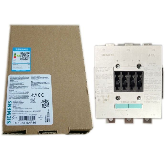 Модуль Siemens Contactor 3RT1055-6AF36 Sirius 3RT 3 Pole Contactor