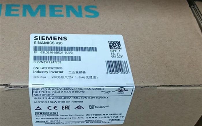 Модуль Siemens Inverter 6SL3210-5BE21-5UV0 6SL3 210-5BE21-5UV0 1.5kw