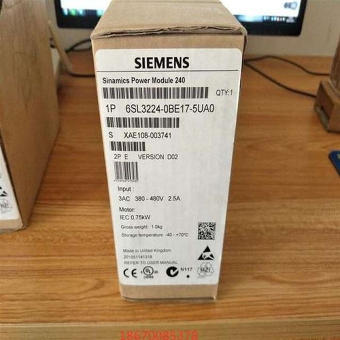 Модуль SIEMENS 6SL3224-0BE17-5UA0 INVERTER 6SL32240BE175UA0