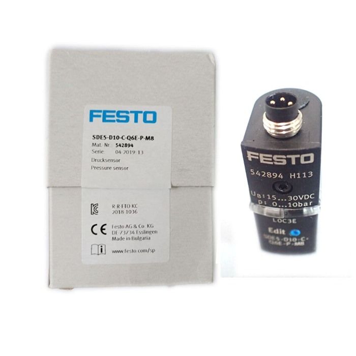 Модуль for FESTO Pressure Sensor SDE5-D10-C-Q6E-P-M8 542894