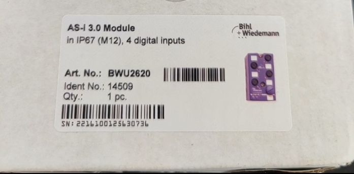 Модуль BIHL+WIEDEMANN AS-i 3.0 BWU2620 Input Module