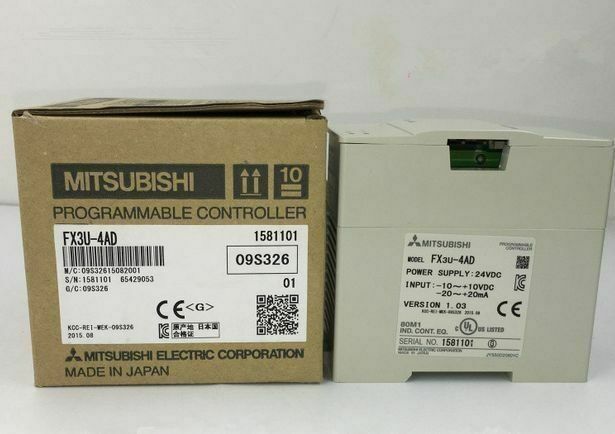 Модуль Mitsubishi PLC FX3U-4AD FX3U4AD -#MIT