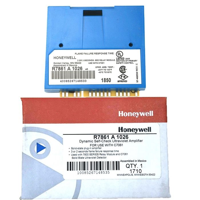 Модуль Genuine HONEYWELL R7861A1026 Ultraviolet Flame Amplifier