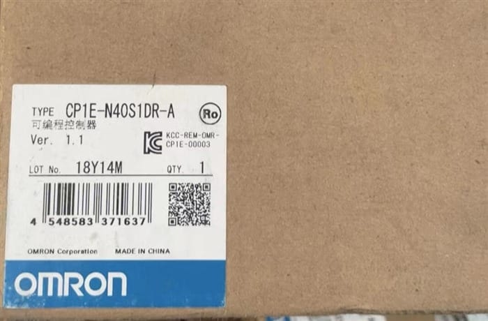Модуль Omron CP1E-N40S1DR-A